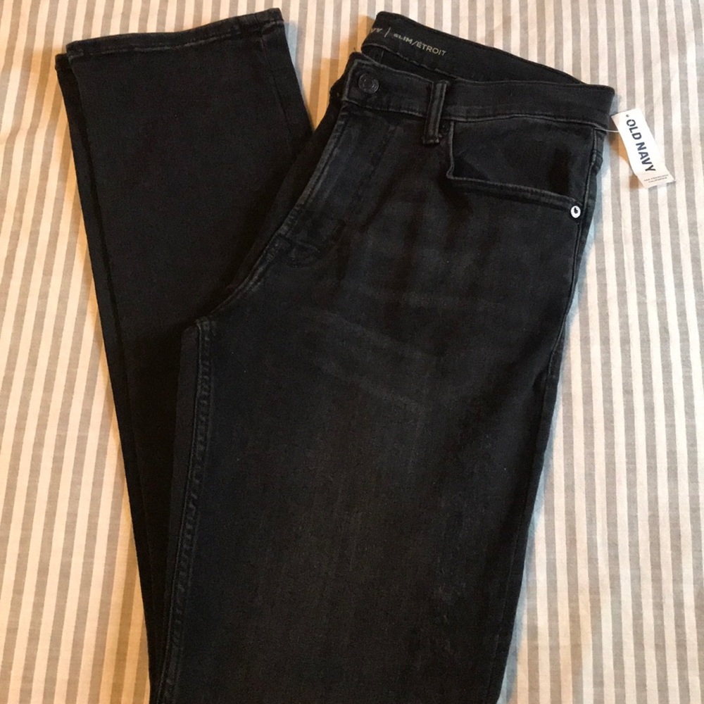 👖👖NWT Mens Old Navy Black Slim Fit Jeans👖👖